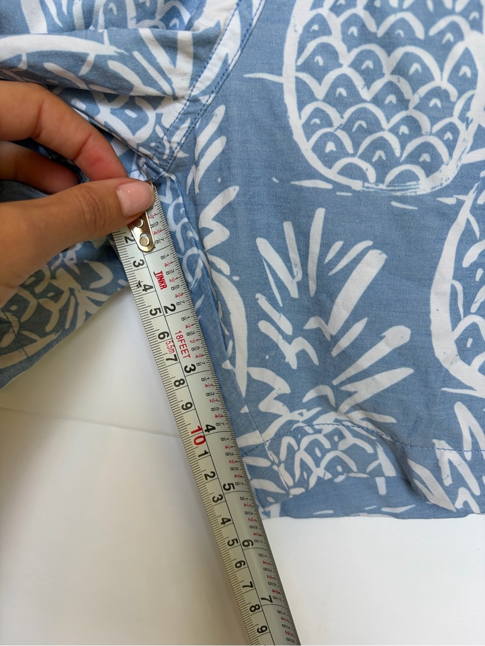 Chubbies Pineapple Sketches Swim Trunks 5.5" Small Blue - Picture 2 of 8